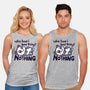 Done Nothing Today-unisex basic tank-TechraNova