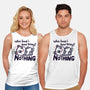 Done Nothing Today-unisex basic tank-TechraNova