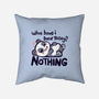 Done Nothing Today-none removable cover throw pillow-TechraNova