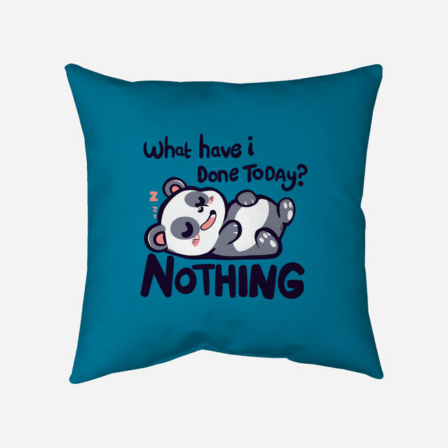 Done Nothing Today-none removable cover throw pillow-TechraNova