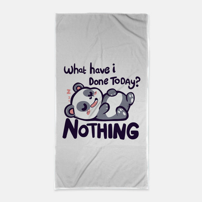 Done Nothing Today-none beach towel-TechraNova