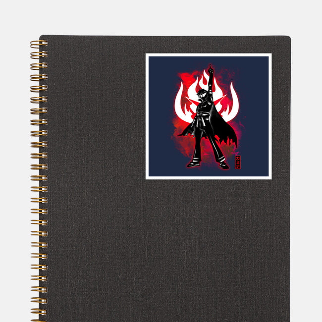 Cosmic Fight-none glossy sticker-fanfreak1