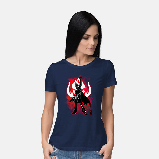 Cosmic Fight-womens basic tee-fanfreak1