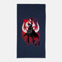 Cosmic Fight-none beach towel-fanfreak1