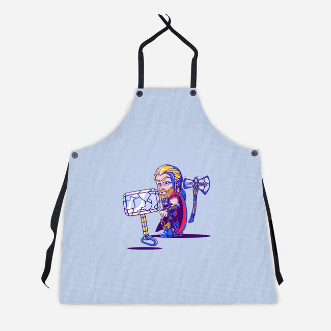 Distracted God-unisex kitchen apron-estudiofitas
