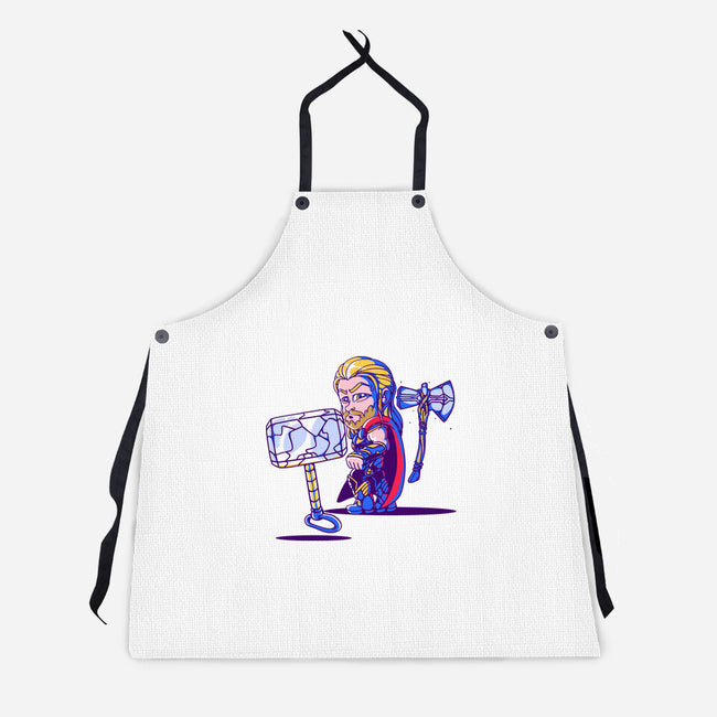 Distracted God-unisex kitchen apron-estudiofitas