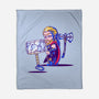 Distracted God-none fleece blanket-estudiofitas