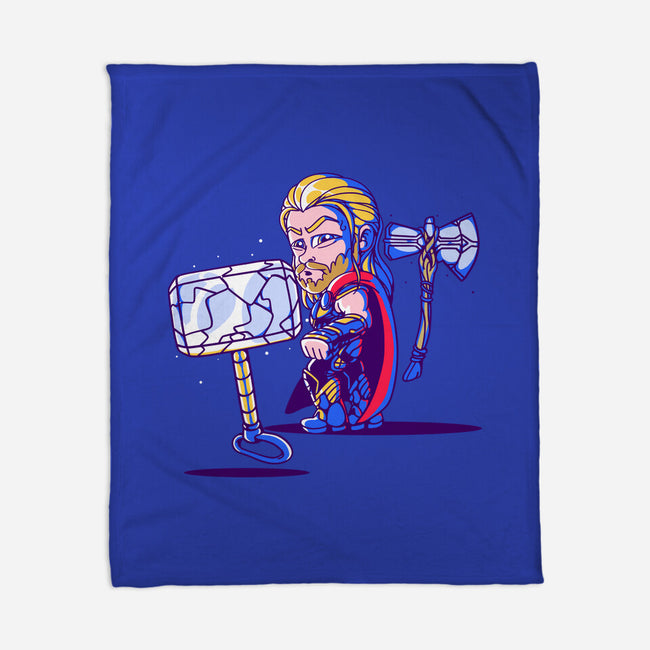 Distracted God-none fleece blanket-estudiofitas