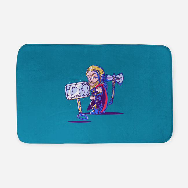 Distracted God-none memory foam bath mat-estudiofitas