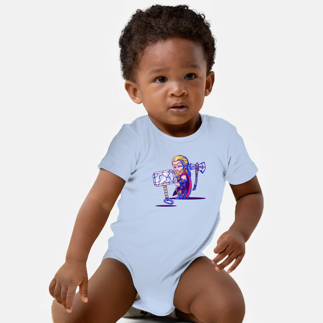 Distracted God-baby basic onesie-estudiofitas