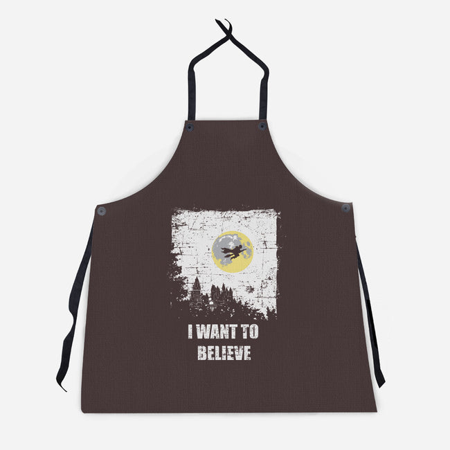 Want To Believe-unisex kitchen apron-turborat14