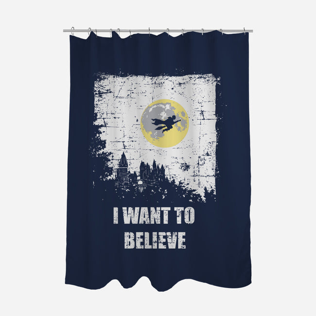 Want To Believe-none polyester shower curtain-turborat14