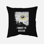 Want To Believe-none removable cover throw pillow-turborat14