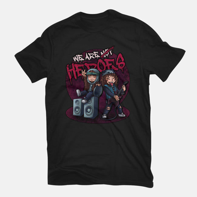 We Are Heroes-womens basic tee-Conjura Geek