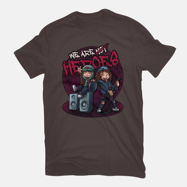 We Are Heroes-womens basic tee-Conjura Geek