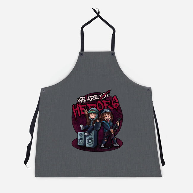 We Are Heroes-unisex kitchen apron-Conjura Geek