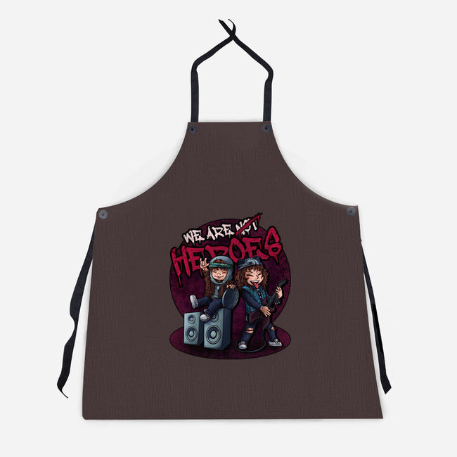 We Are Heroes-unisex kitchen apron-Conjura Geek