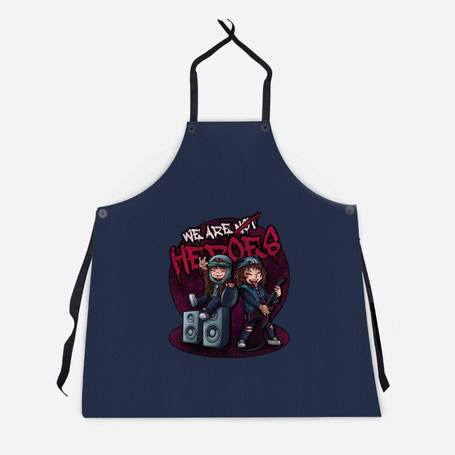 We Are Heroes-unisex kitchen apron-Conjura Geek