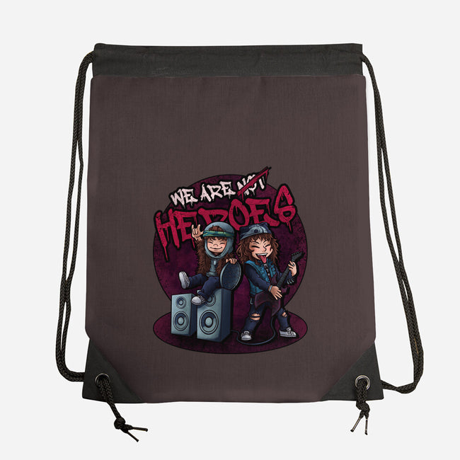 We Are Heroes-none drawstring bag-Conjura Geek