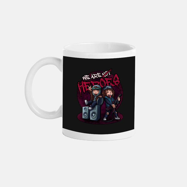 We Are Heroes-none mug drinkware-Conjura Geek