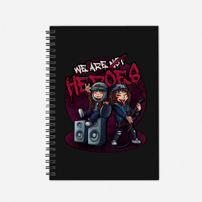 We Are Heroes-none dot grid notebook-Conjura Geek