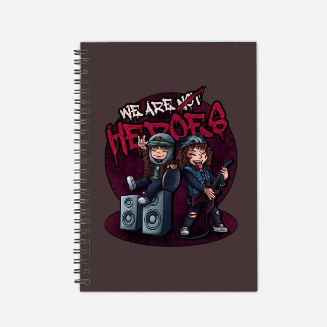 We Are Heroes-none dot grid notebook-Conjura Geek