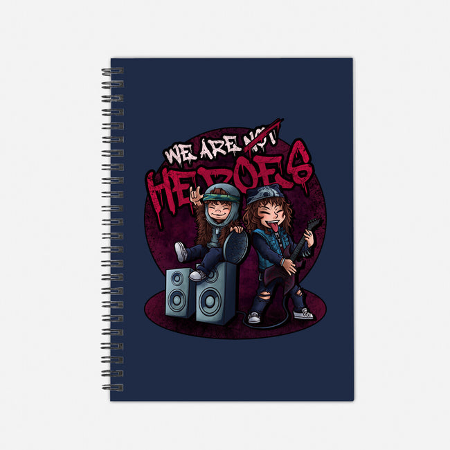 We Are Heroes-none dot grid notebook-Conjura Geek