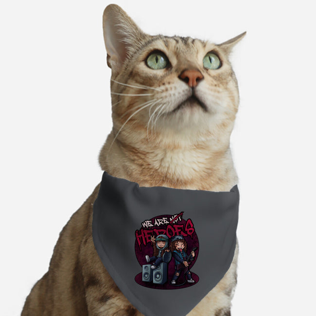 We Are Heroes-cat adjustable pet collar-Conjura Geek