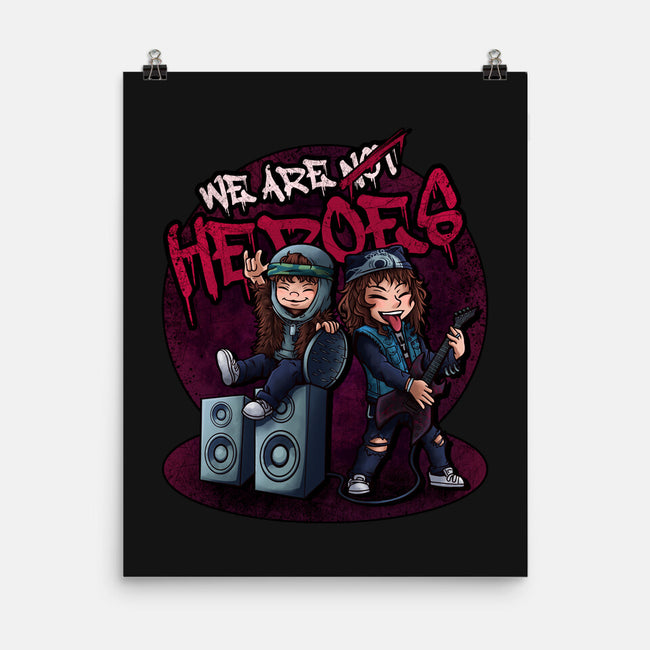 We Are Heroes-none matte poster-Conjura Geek
