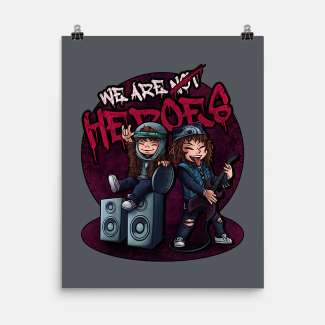 We Are Heroes-none matte poster-Conjura Geek