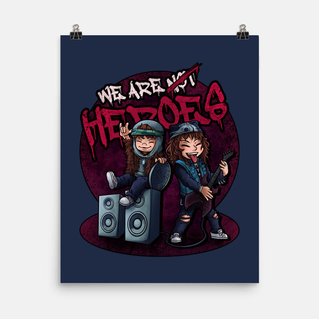 We Are Heroes-none matte poster-Conjura Geek