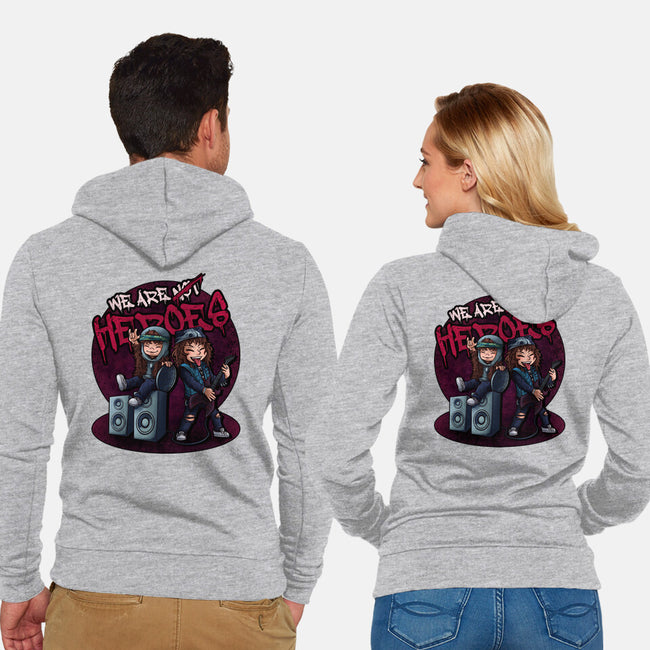 We Are Heroes-unisex zip-up sweatshirt-Conjura Geek