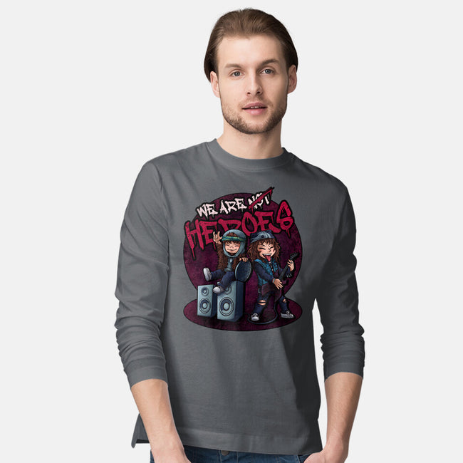 We Are Heroes-mens long sleeved tee-Conjura Geek