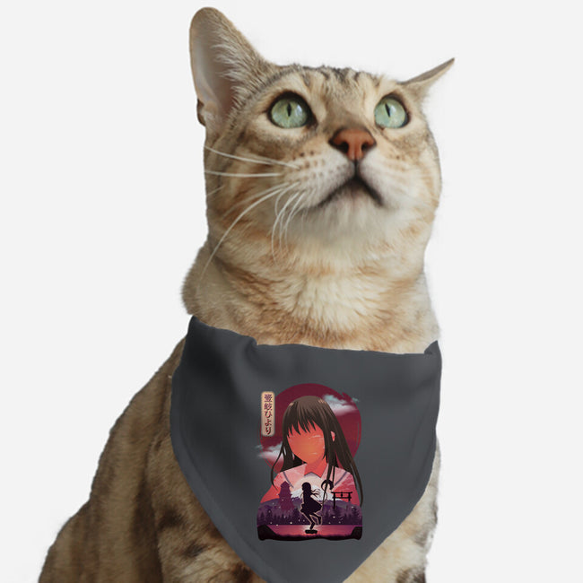 Hiyori-cat adjustable pet collar-sacca