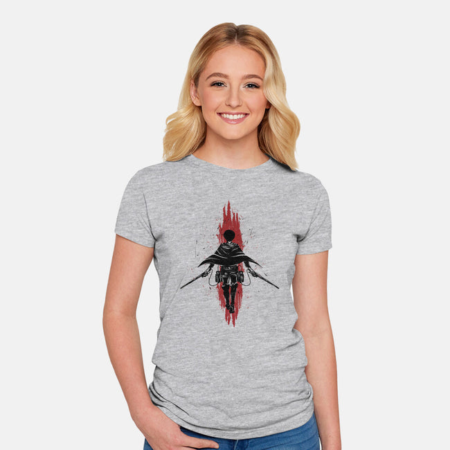 Ackerman-womens fitted tee-Rudy