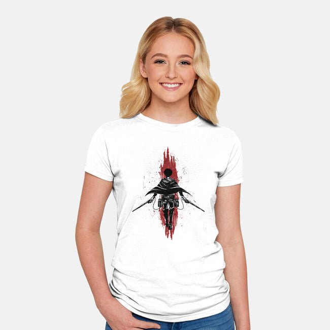 Ackerman-womens fitted tee-Rudy