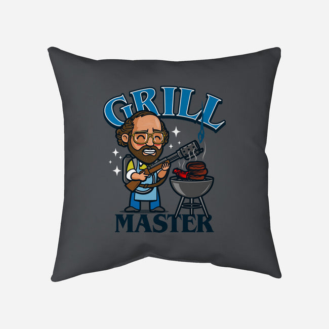 Grill Master-none removable cover throw pillow-Boggs Nicolas