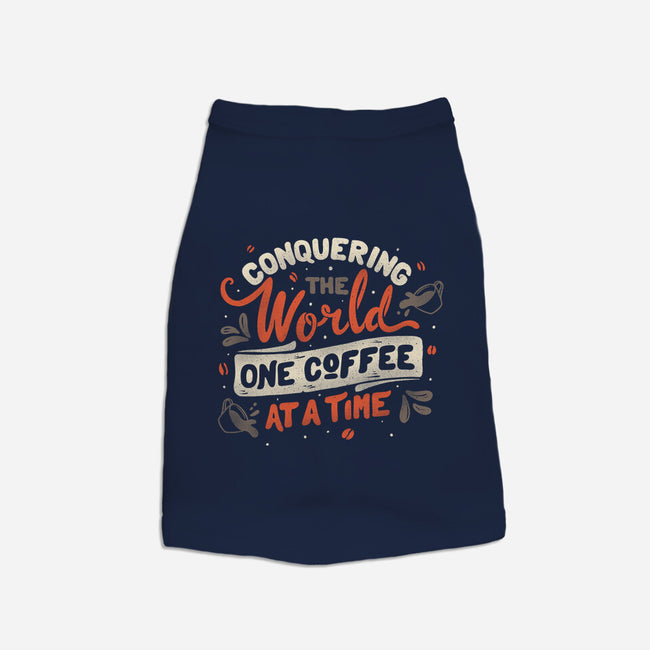 One Coffee At A Time-dog basic pet tank-tobefonseca
