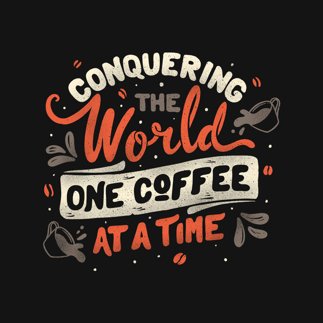 One Coffee At A Time-none removable cover w insert throw pillow-tobefonseca