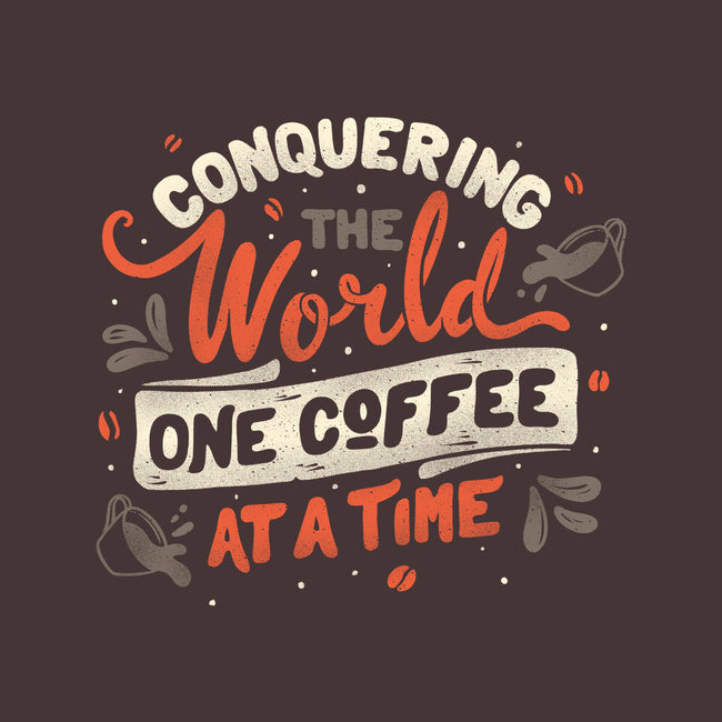 One Coffee At A Time-none removable cover w insert throw pillow-tobefonseca