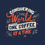 One Coffee At A Time-none removable cover w insert throw pillow-tobefonseca