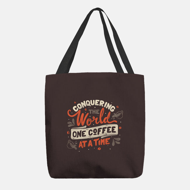 One Coffee At A Time-none basic tote bag-tobefonseca