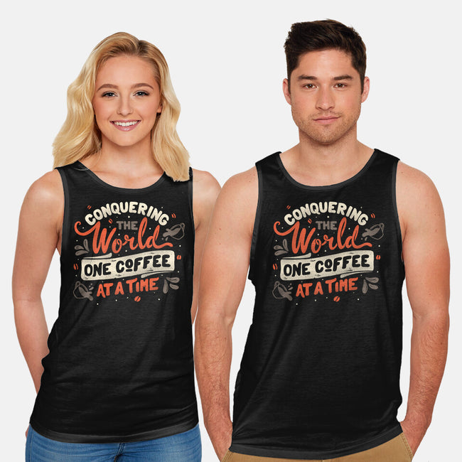 One Coffee At A Time-unisex basic tank-tobefonseca