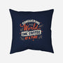 One Coffee At A Time-none removable cover w insert throw pillow-tobefonseca