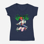 Dark Soul Assassin-womens v-neck tee-heydale