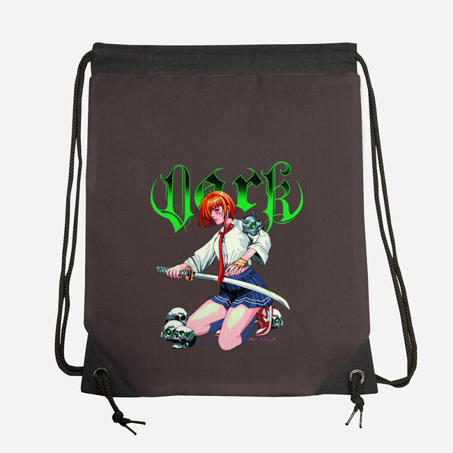 Dark Soul Assassin-none drawstring bag-heydale