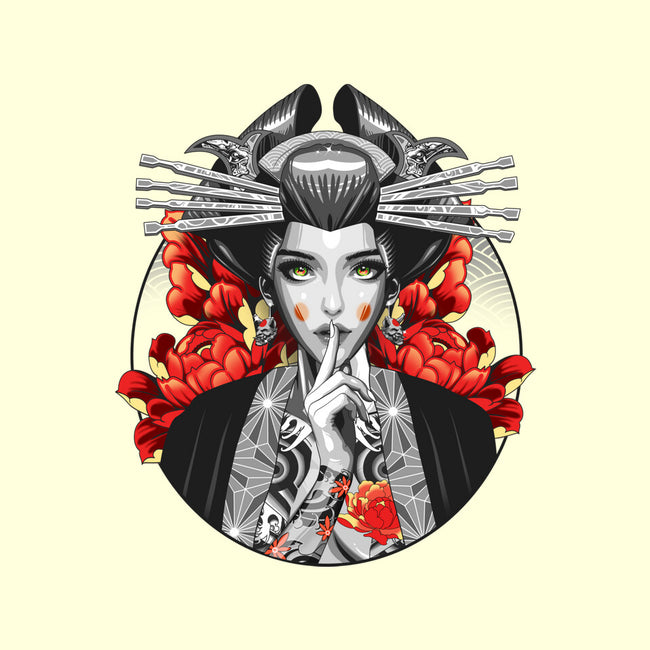 Irezumi Geisha-none removable cover w insert throw pillow-heydale
