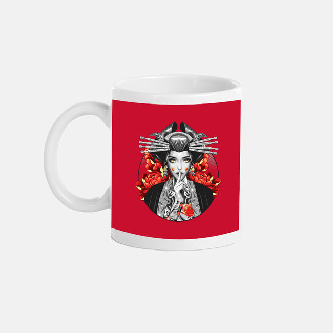 Irezumi Geisha-none mug drinkware-heydale