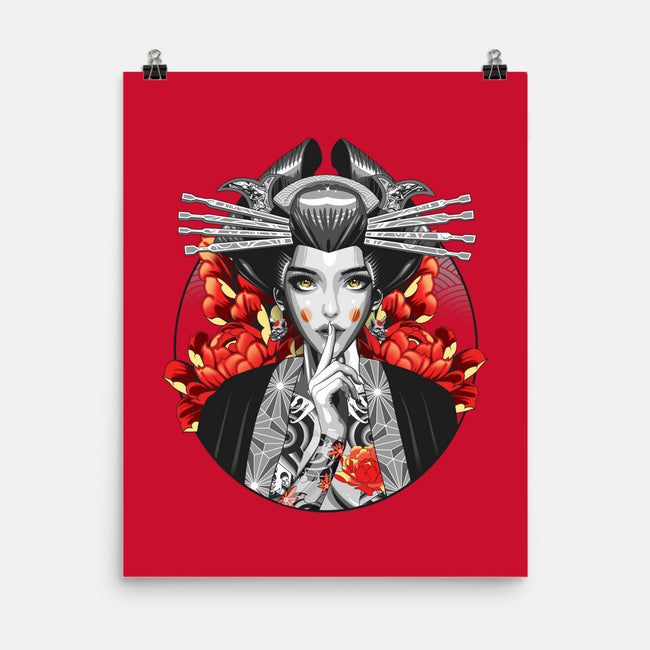 Irezumi Geisha-none matte poster-heydale