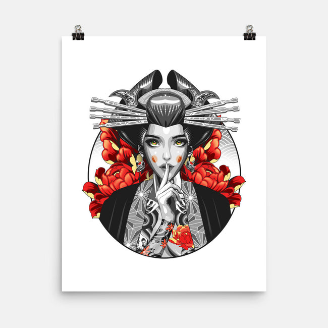 Irezumi Geisha-none matte poster-heydale